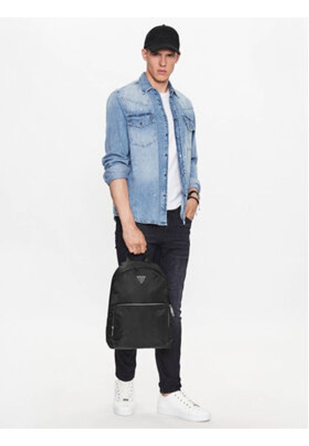 Guess Plecak Certosa Nylon Smart HMECRN P3111 Czarny. Kolor: czarny. Materiał: materiał