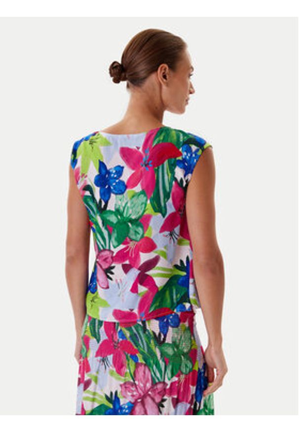 Tatuum Bluzka Afeli T2511.046 Kolorowy Regular Fit. Materiał: wiskoza. Wzór: kolorowy