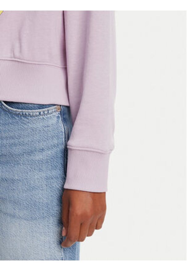 Billabong Bluza All Time EBJFT00146 Fioletowy Boxy Fit. Kolor: fioletowy. Materiał: bawełna