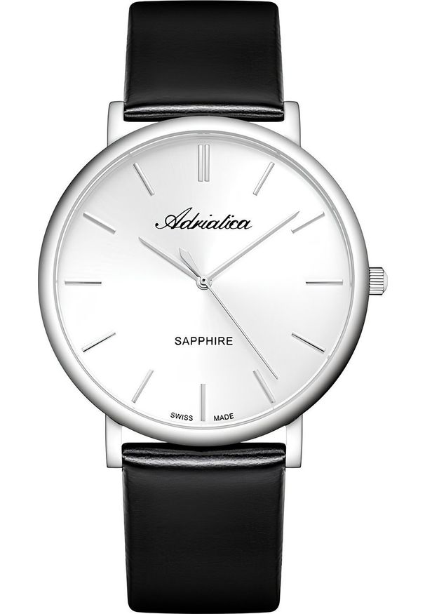 Zegarek Adriatica Zegarek Męski Adriatica A8338.5213Q czarny pasek. Kolor: czarny