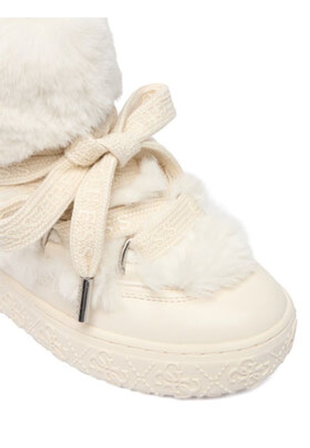 Guess Śniegowce FLFUEK FUR10 Écru. Materiał: materiał