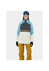 FUNDANGO - Kurtka Narciarska Damska Fundango Birch Eco Logo. Kolor: niebieski, szary, wielokolorowy. Sezon: zima. Sport: narciarstwo #1