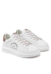 Karl Lagerfeld - KARL LAGERFELD Sneakersy Kapri KL52538K Biały. Kolor: biały. Materiał: skóra