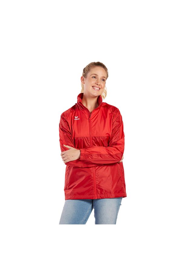ERIMA - Kurtka wodoodporna Erima Team. Kolor: czerwony. Sport: piłka ręczna
