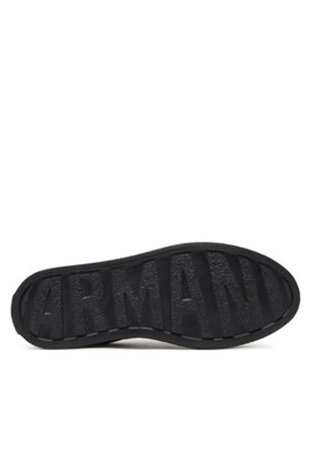 Armani Exchange Sneakersy XM001666 AF19143 UC001 Czarny. Kolor: czarny. Materiał: skóra
