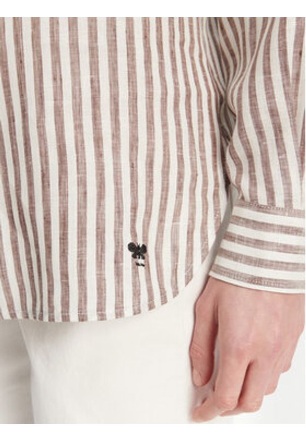 Weekend Max Mara Koszula Josef 2515111052 Beżowy Regular Fit. Kolor: beżowy. Materiał: len