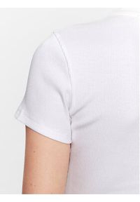 Hugo - HUGO T-Shirt Deluisa 50489120 Biały Slim Fit. Kolor: biały. Materiał: bawełna #5
