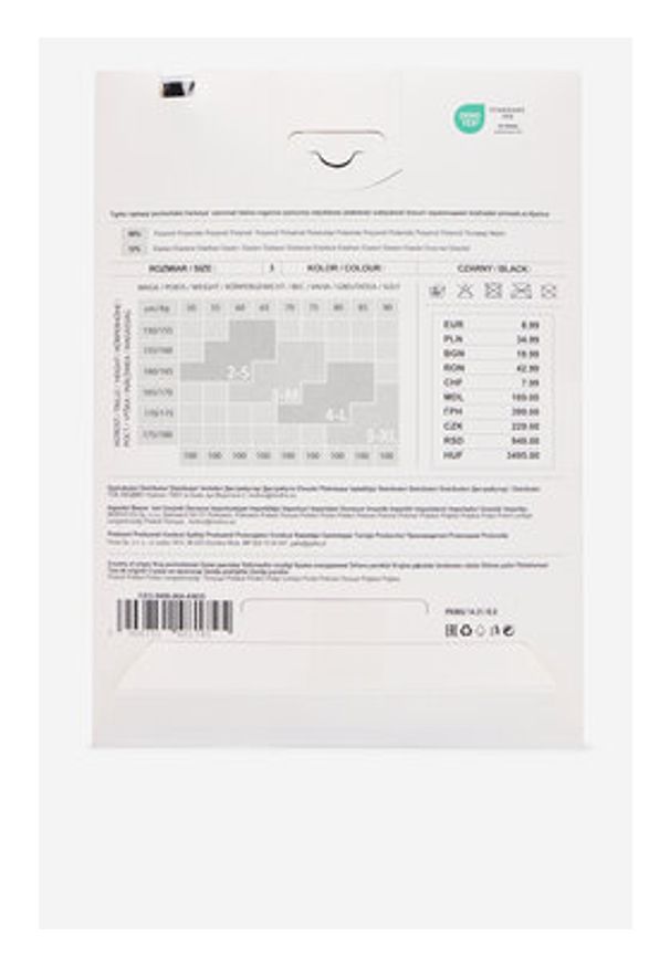 Nine West Rajstopy CEO-9WB-004-AW25 Czarny. Kolor: czarny. Materiał: poliamid, materiał