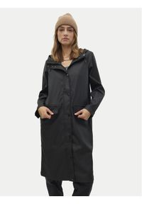 Vero Moda Kurtka przeciwdeszczowa Malou 10320607 Czarny Regular Fit. Kolor: czarny. Materiał: syntetyk