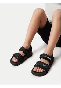 Reebok Sandały CP50-26023(IV) Czarny. Kolor: czarny. Materiał: materiał #3