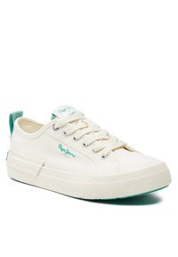 Pepe Jeans Sneakersy Allen Band W PLS31557 Biały. Kolor: biały