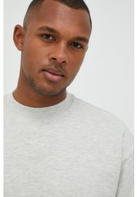 ARKK Copenhagen - Arkk Copenhagen bluza unisex kolor szary melanżowa. Kolor: szary. Materiał: dzianina. Wzór: melanż #18