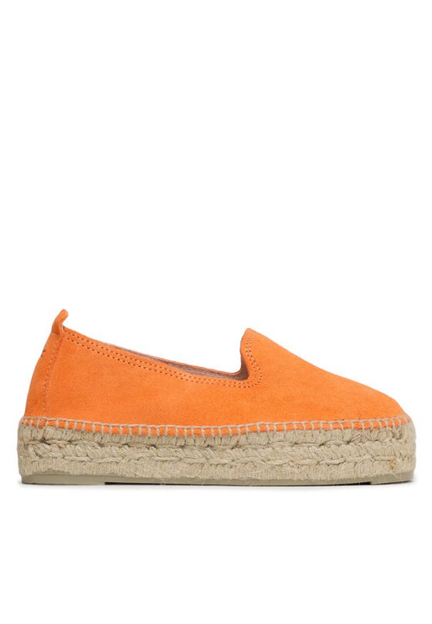 Manebi Espadryle Double Sole Espadrilles R 3.8 D0 Pomarańczowy. Kolor: pomarańczowy. Materiał: skóra, zamsz