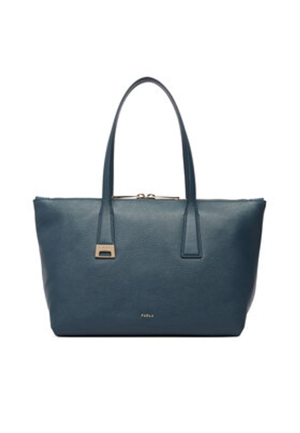 Furla Torebka Olivia M WB01977 HSF000 CN GU000 Granatowy. Kolor: niebieski. Materiał: skórzane