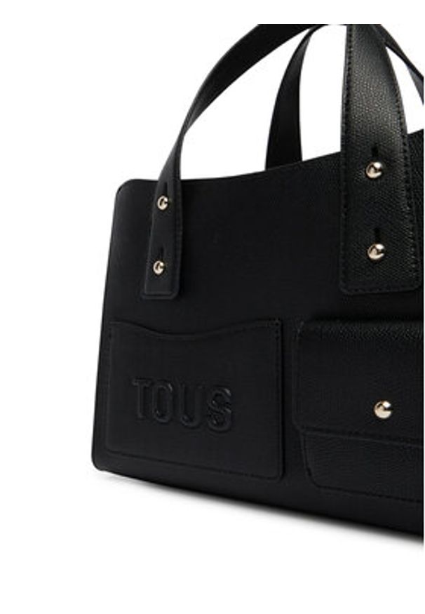 Tous - TOUS Torebka 2002373451 Czarny. Kolor: czarny. Materiał: skórzane
