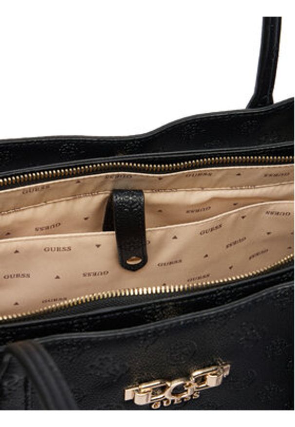 Guess Torebka Anise HWPD99 16230 Czarny. Kolor: czarny. Materiał: skórzane