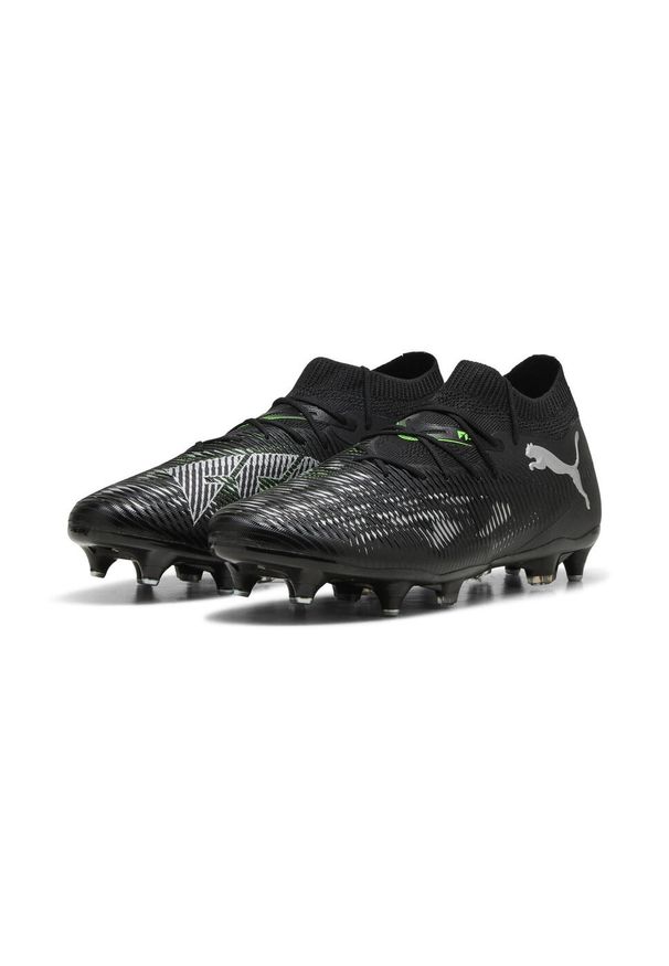 Puma - Buty piłkarskie FUTURE 8 MATCH MxSG PUMA Black Cool Light Gray Fluo Green. Kolor: czarny, zielony, wielokolorowy. Sport: piłka nożna