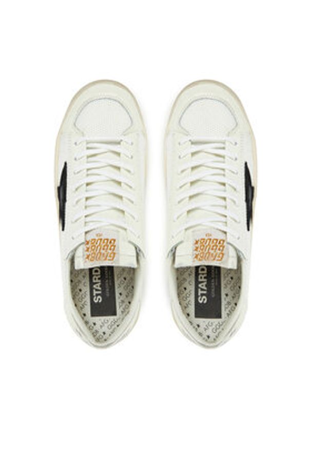 GOLDEN GOOSE Sneakersy Stardan Gambetto Unico GMF00328.F003028.10283 Biały. Kolor: biały. Materiał: materiał