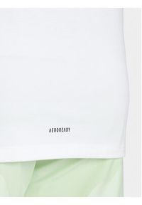 Adidas - adidas Koszulka techniczna Designed for Training IS3808 Biały Slim Fit. Kolor: biały. Materiał: syntetyk #2