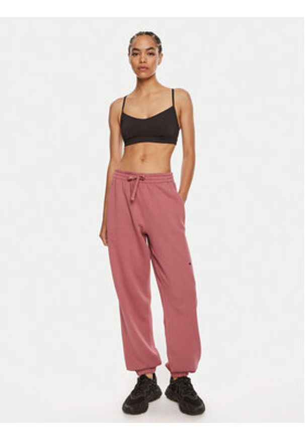 Adidas - adidas Spodnie dresowe ALL SZN French Terry IY6815 Różowy Loose Fit. Kolor: różowy. Materiał: bawełna