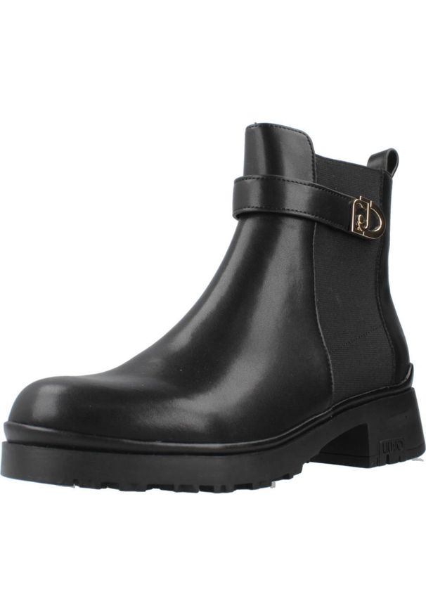 Liu Jo - LIU-JO NEW NANCY 60 Czarny. Kolor: czarny. Materiał: tkanina, skóra. Styl: sportowy