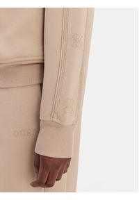 Guess Bluza V5BQ15 KCX22 Beżowy Regular Fit. Kolor: beżowy. Materiał: syntetyk #5