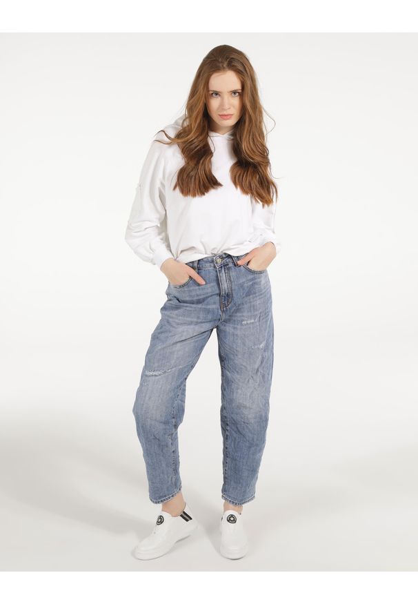 Unisono - Spodnie - jeansy. Stan: podwyższony. Materiał: jeans. Styl: klasyczny