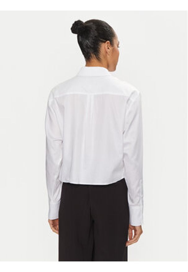 Calvin Klein Koszula K20K208068 Biały Regular Fit. Kolor: biały. Materiał: bawełna