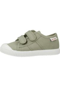 VICTORIA - Buty tenisówki dziecięce Victoria. Kolor: zielony. Materiał: tkanina