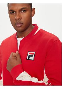 Fila Bluza Settanta FAM0645 Czerwony Regular Fit. Kolor: czerwony. Materiał: syntetyk, bawełna #4