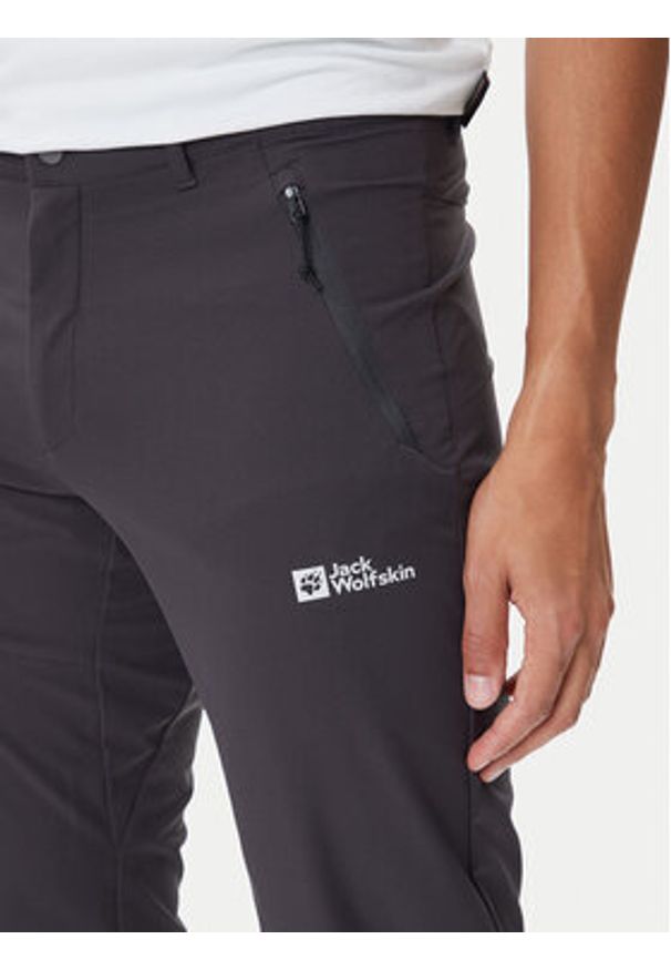 Jack Wolfskin Spodnie outdoor Pico A63904 Szary Regular Fit. Kolor: szary. Materiał: syntetyk. Sport: outdoor