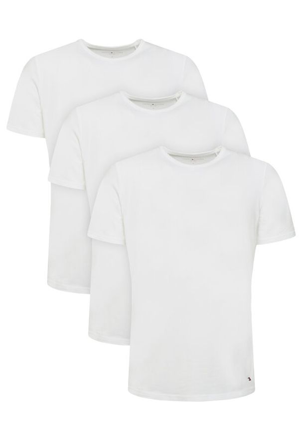 TOMMY HILFIGER - Tommy Hilfiger Komplet t-shirtów UM0UM03929 Biały Slim Fit. Kolor: biały. Materiał: bawełna
