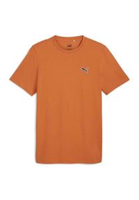Koszulka sportowa męska Puma Better Essentials Tee. Kolor: pomarańczowy. Materiał: bawełna. Długość rękawa: krótki rękaw. Długość: krótkie