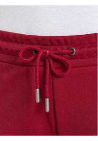 Guess Spodnie dresowe W5BB58 FL04W Bordowy Regular Fit. Kolor: czerwony. Materiał: syntetyk #5