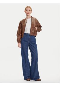 Lee Jeansy Stella 112107279 Granatowy Wide Leg. Kolor: niebieski #5
