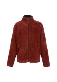 Regatta - Męska Bluza Polarowa Midoor Fluffy Fleece Jacket. Kolor: czerwony. Materiał: polar. Sezon: zima. Sport: turystyka piesza #1