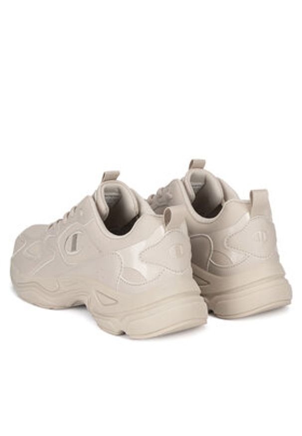Champion Sneakersy COUNTESS S11723-MS001 Écru. Materiał: skóra
