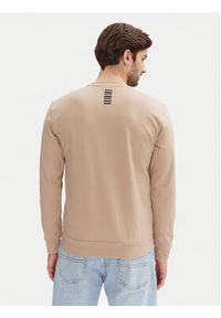 EA7 Emporio Armani Bluza 8NPM30 PJVRZ U6155 Beżowy Regular Fit. Kolor: beżowy. Materiał: bawełna #3