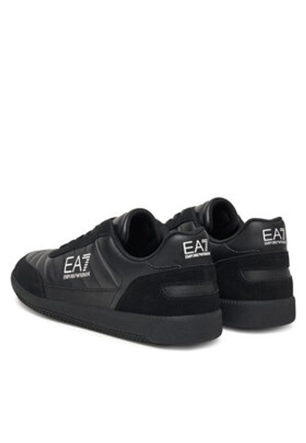 EA7 Emporio Armani Sneakersy 7X000406 AF19827 MC357 Czarny. Kolor: czarny. Materiał: skóra
