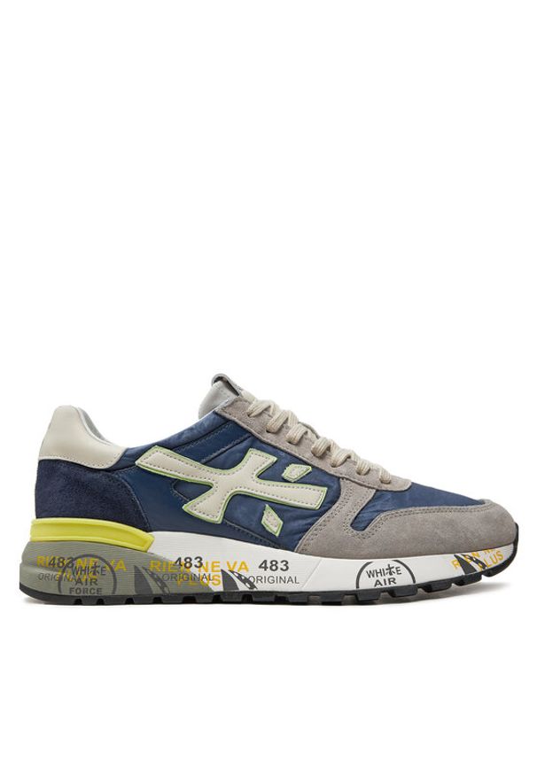 Premiata Sneakersy Mick VAR 6819 Granatowy. Kolor: niebieski