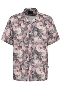 Bugatti Koszula 9253-78955C Brązowy Regular Fit. Kolor: brązowy. Materiał: len #4