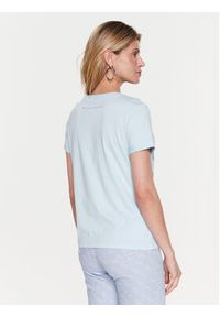 Guess T-Shirt Benita W3RI27 JA914 Niebieski Regular Fit. Kolor: niebieski. Materiał: bawełna