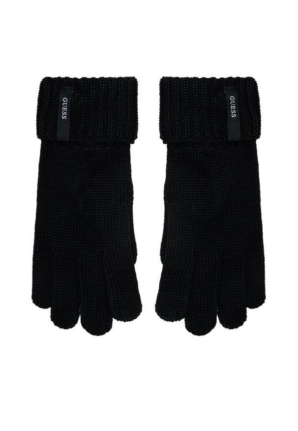 Guess Rękawiczki Męskie AM9333 POL02 Czarny. Kolor: czarny. Materiał: syntetyk