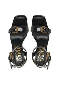 Versace Jeans Couture Sandały 79VA3S36 Czarny. Kolor: czarny. Materiał: skóra #4