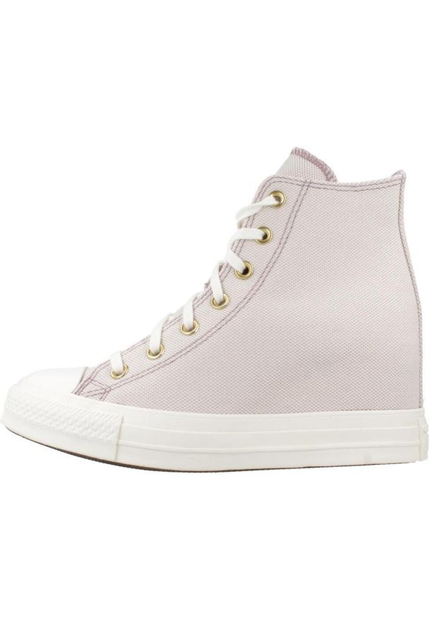 Tenisówki Converse Model Chuck Taylor All Star Wedge Kolor Fioletowy. Kolor: fioletowy. Materiał: tkanina