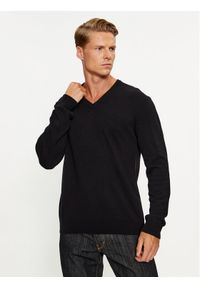 United Colors of Benetton - United Colors Of Benetton Sweter 1002U4407 Czarny Regular Fit. Kolor: czarny. Materiał: wełna #1
