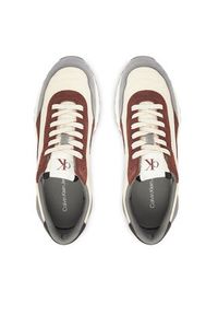 Calvin Klein Jeans Sneakersy Hike Runner Casual Ny-Su YM0YM01292 Beżowy. Okazja: na co dzień. Kolor: beżowy. Materiał: skóra #4