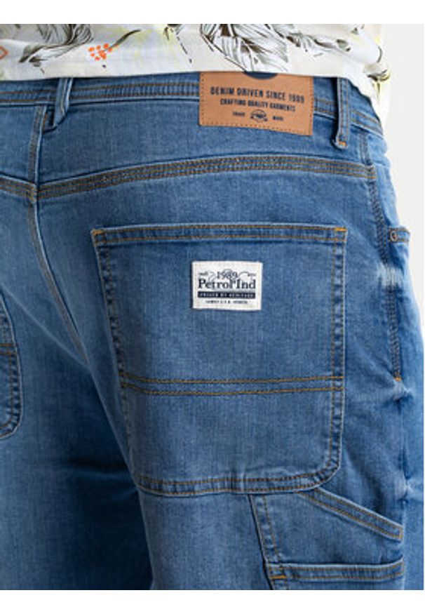 Petrol Industries Jeansy M-1040-DNM021 Niebieski Relaxed Fit. Kolor: niebieski