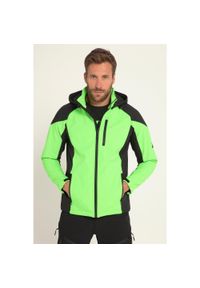 JAY-PI - Męska Kurtka Softshell FLEXNAMIC® Odzieżturystyczna funkcja. Kolekcja: plus size. Kolor: zielony. Materiał: poliester, materiał. Sport: turystyka piesza #1