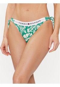 TOMMY HILFIGER - Tommy Hilfiger Dół od bikini UW0UW05366 Zielony. Kolor: zielony. Materiał: syntetyk